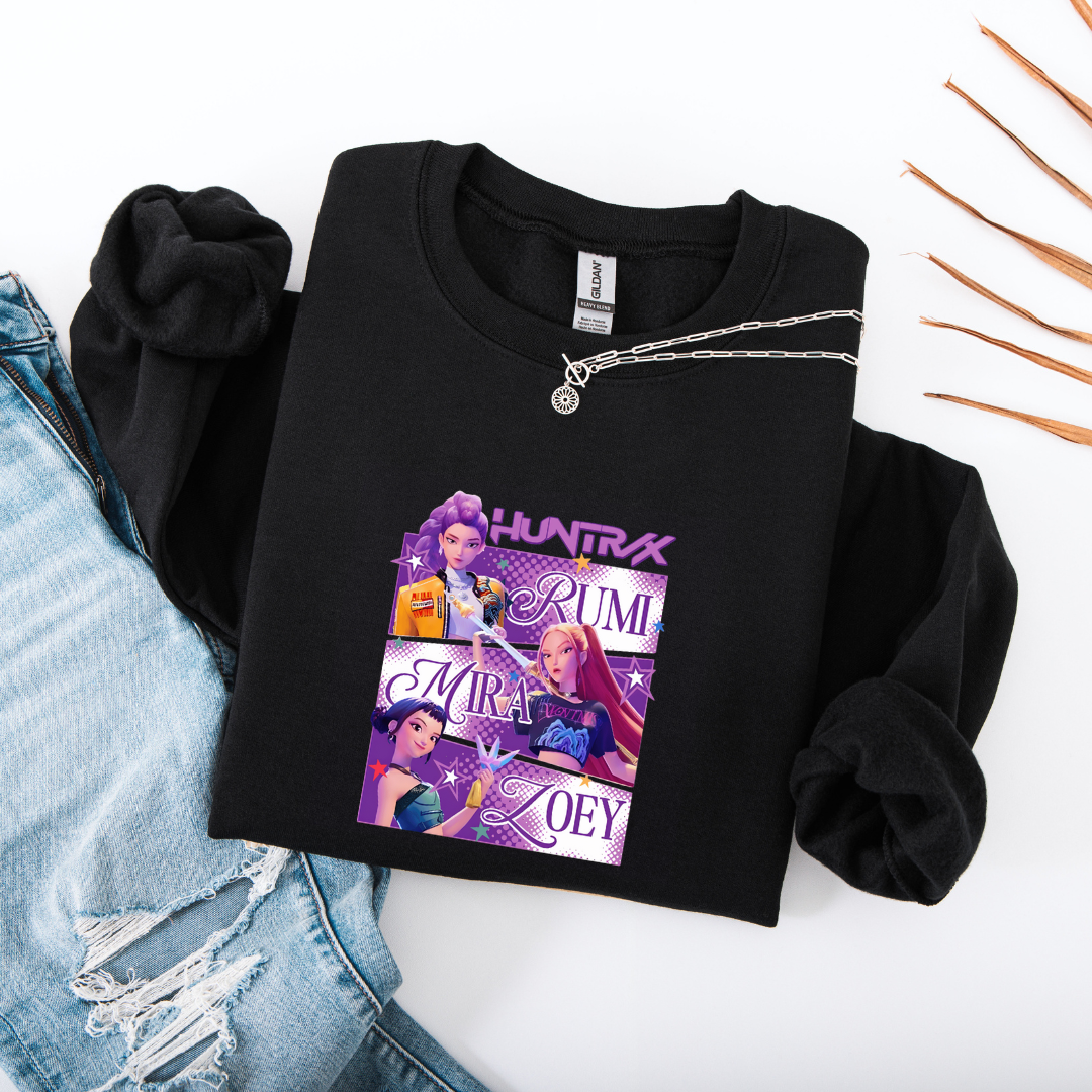 KPOP Demon Hunters Adult Crewneck Sweatshirts