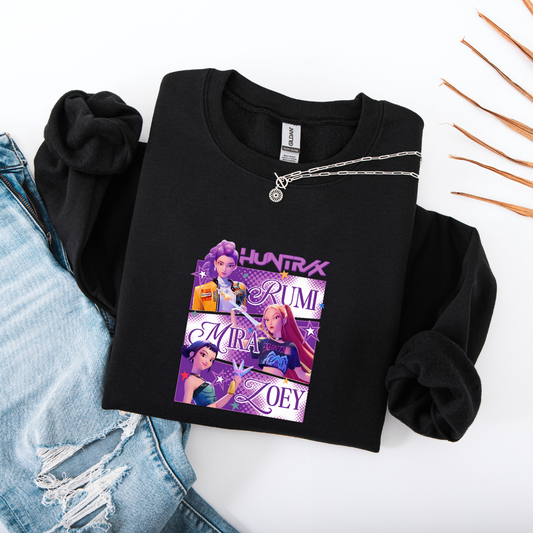 KPOP Demon Hunters Adult Crewneck Sweatshirts