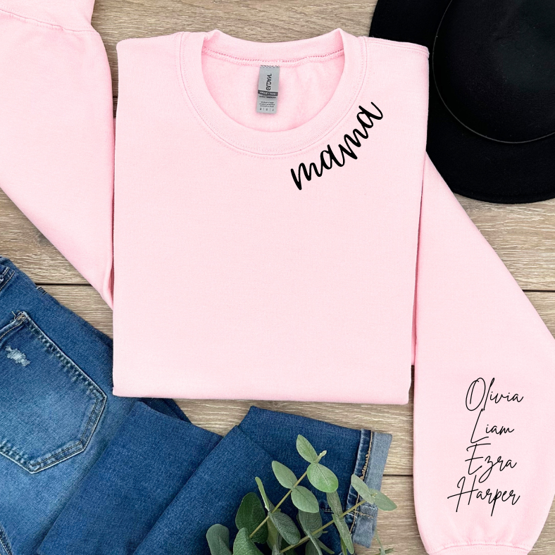 Personalized Collar Crewnecks w/ Names