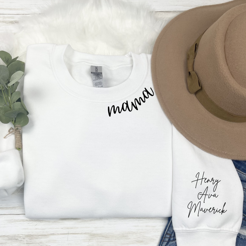 Personalized Collar Crewnecks w/ Names