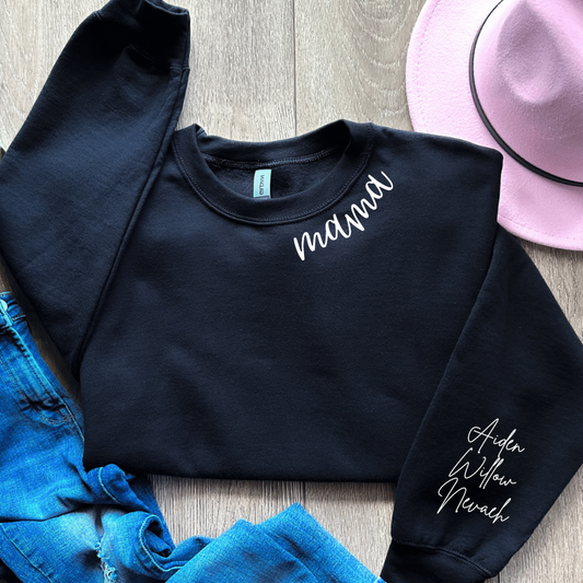 Personalized Collar Crewnecks w/ Names