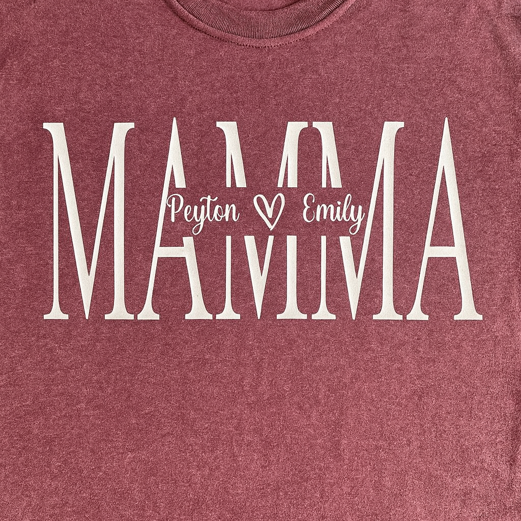 Mom - Dad - Grandma - Grandpa, Etc. Personalized Tees