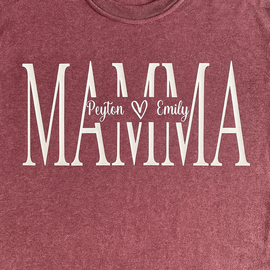 Mom - Dad - Grandma - Grandpa, Etc. Personalized Tees