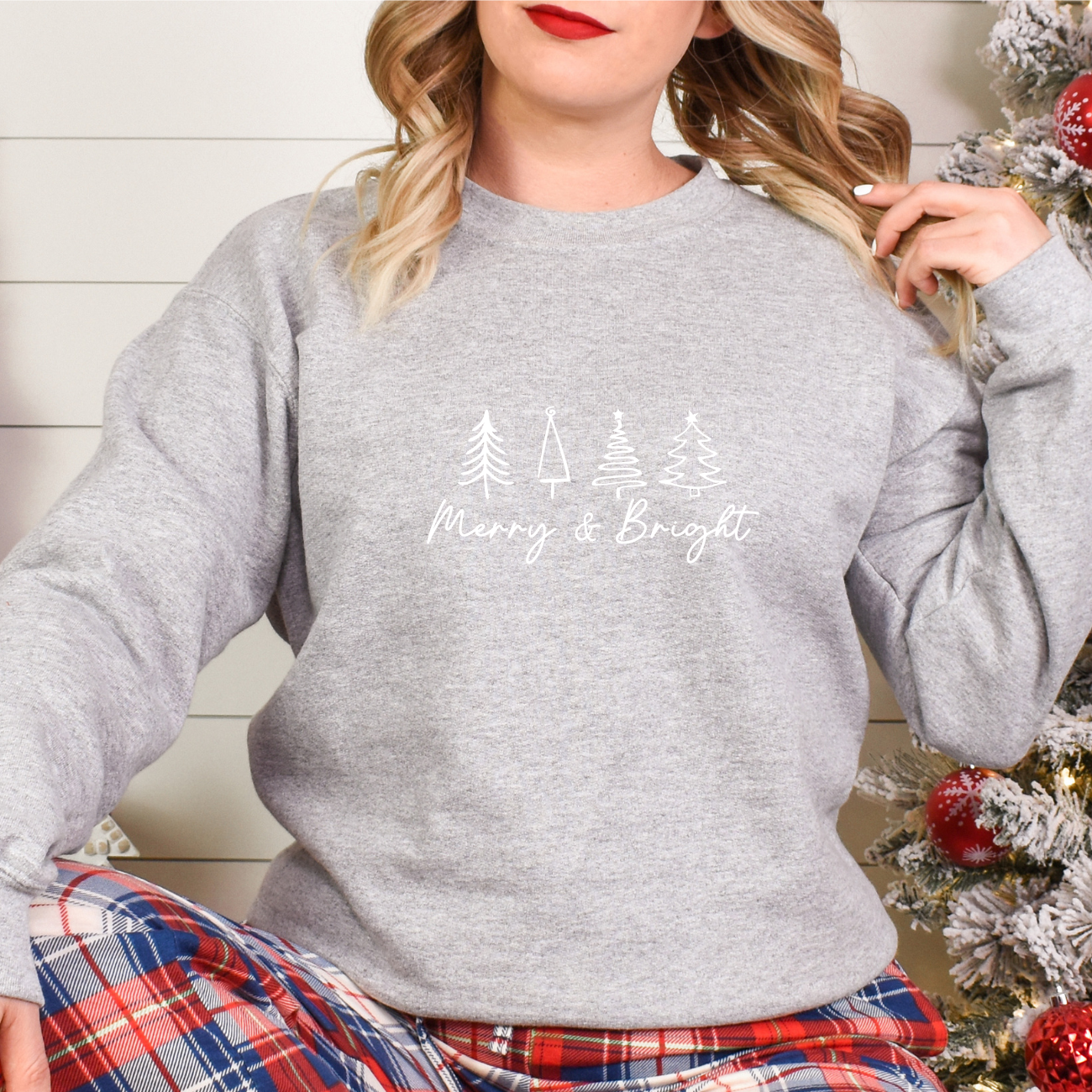Merry & Bright Crewnecks