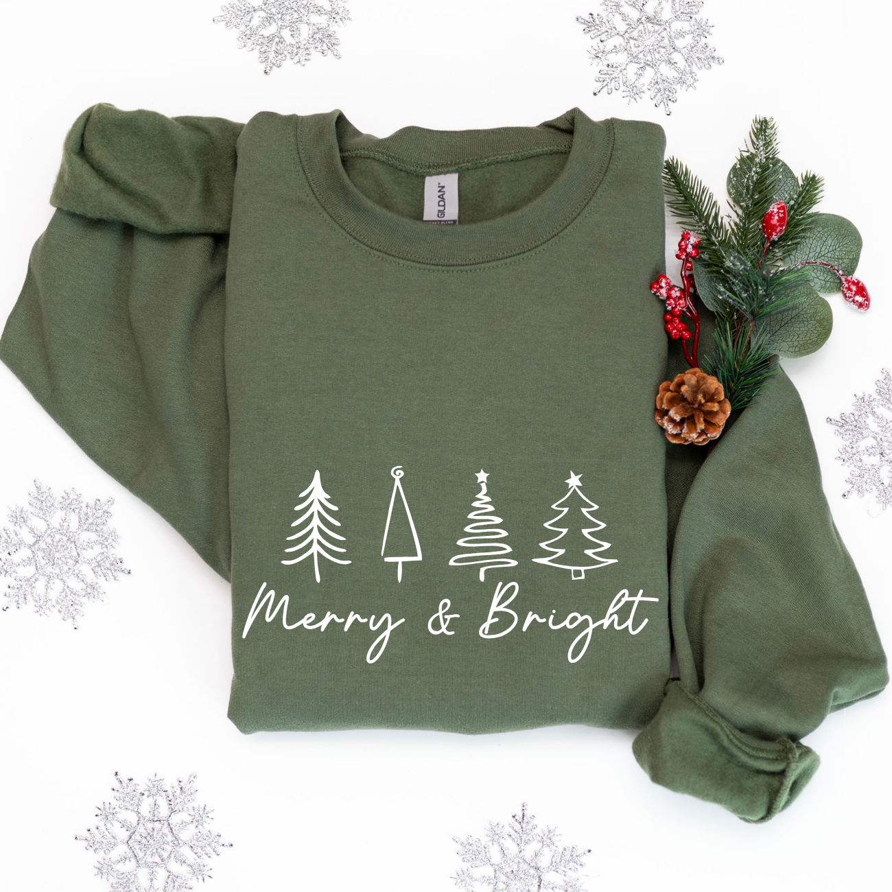Merry & Bright Crewnecks