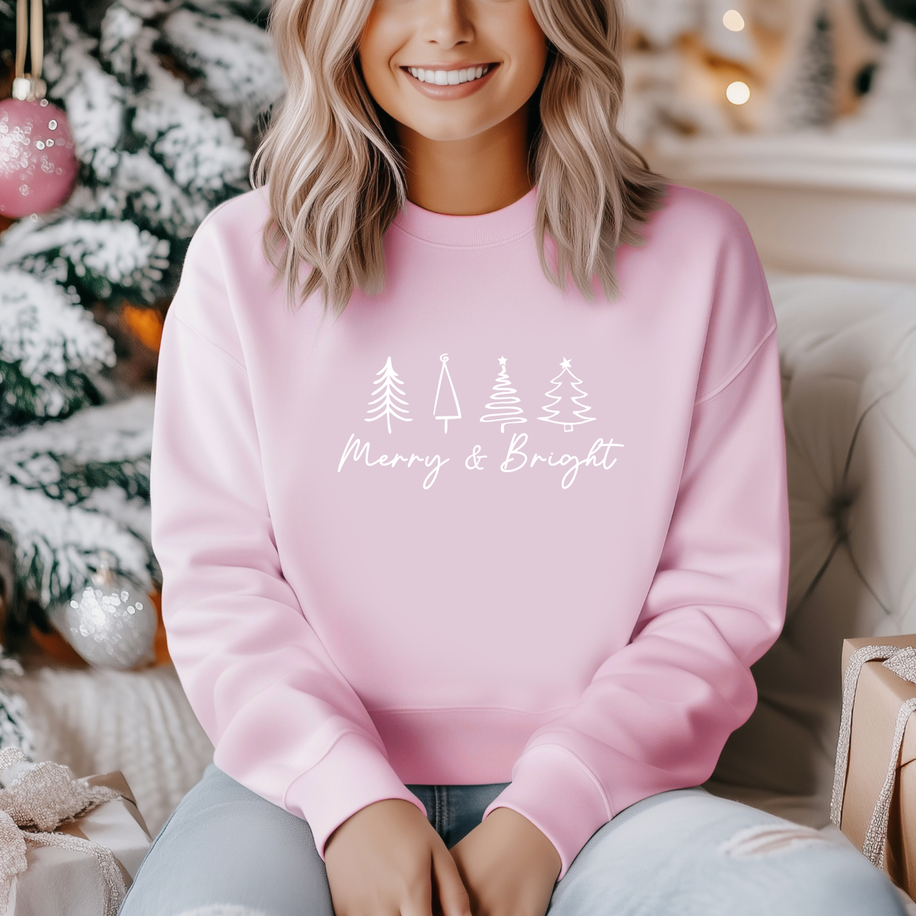 Merry & Bright Crewnecks