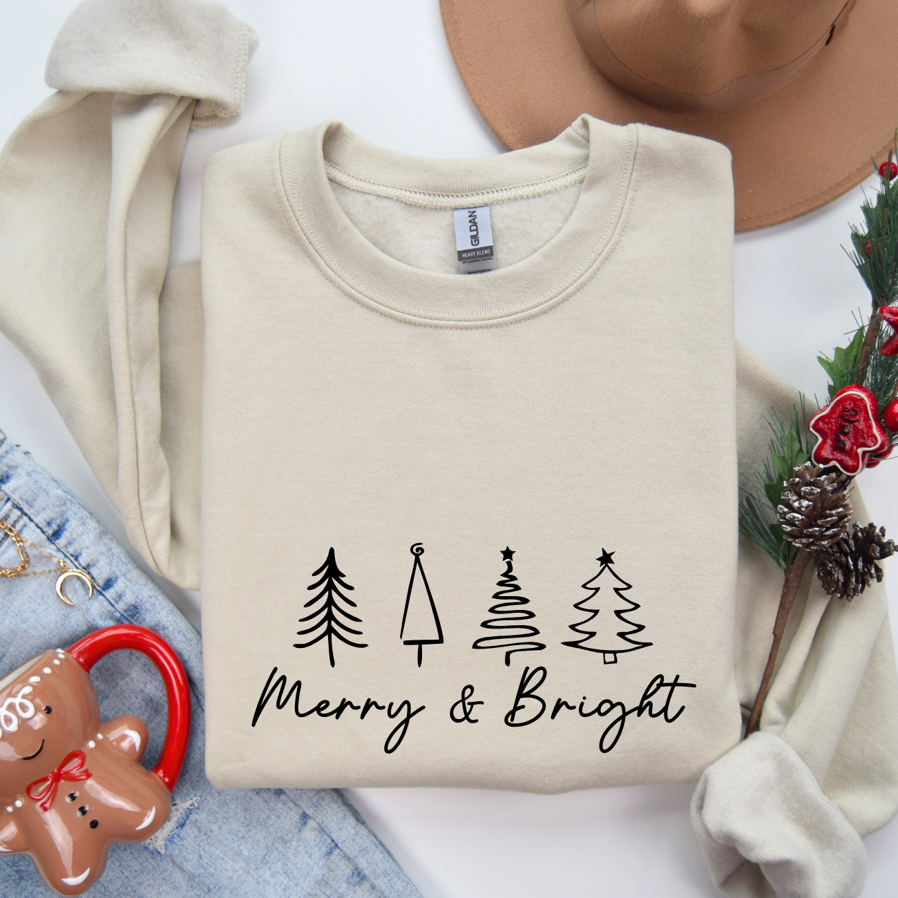 Merry & Bright Crewnecks