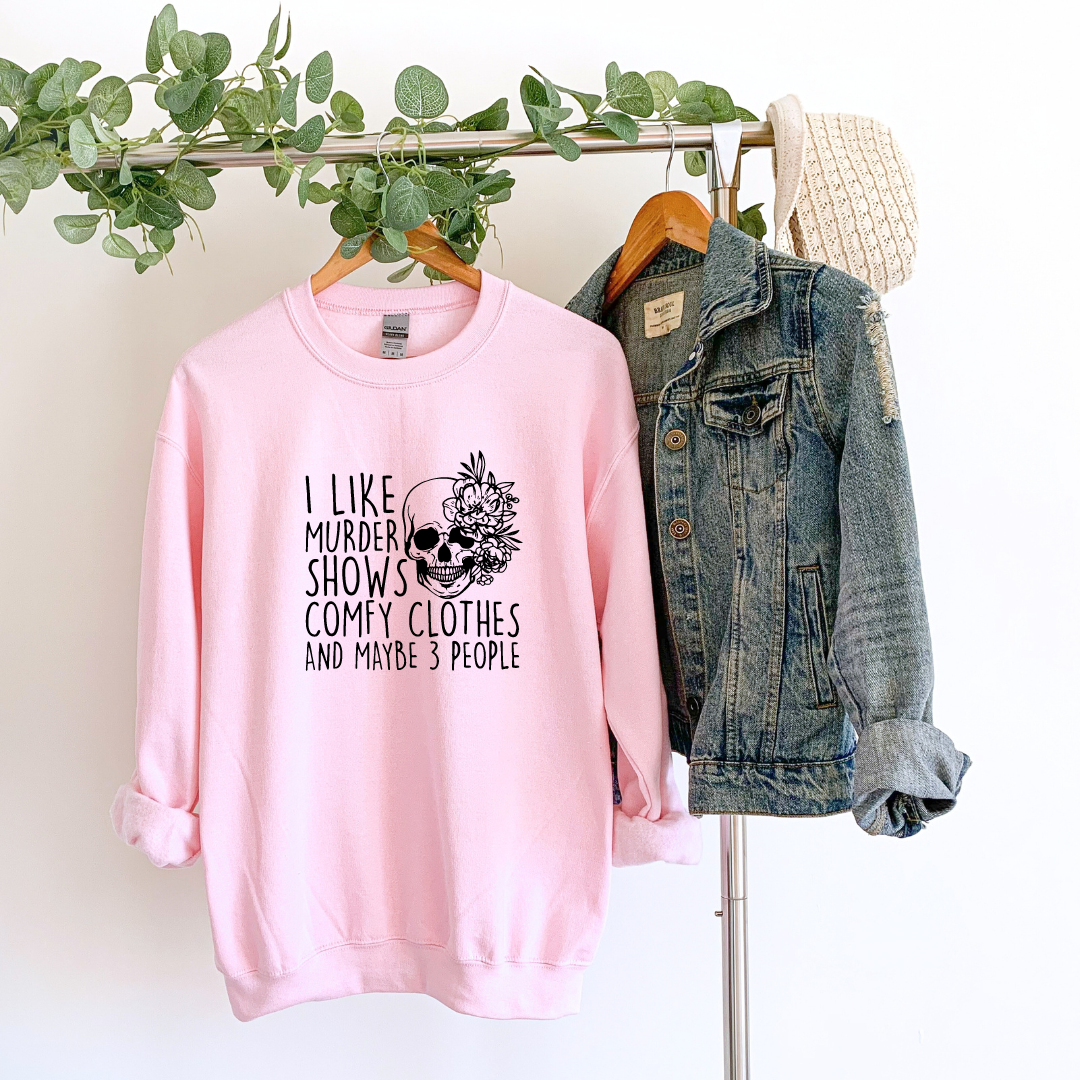I LIke Murder Shows Crewnecks