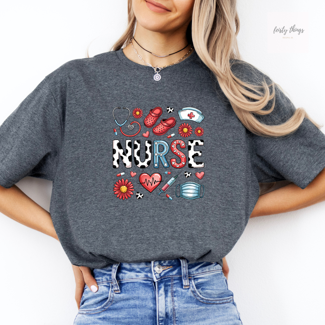 NURSE Colorful Softstyle Tees