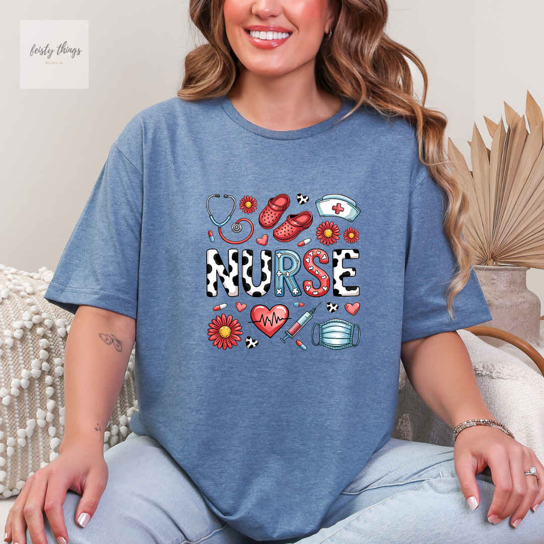 NURSE Colorful Softstyle Tees
