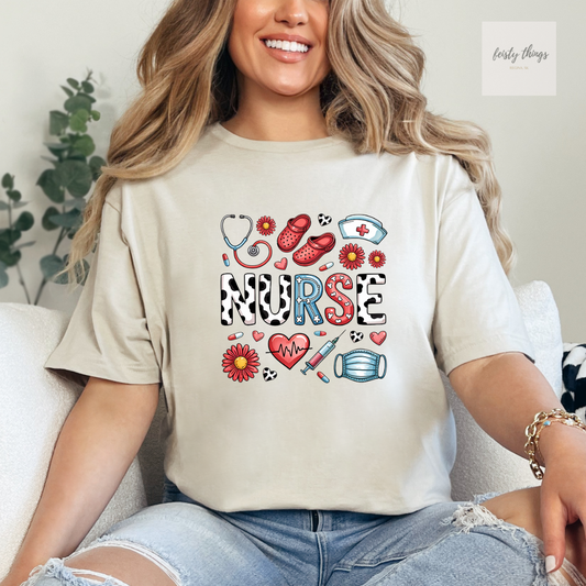 NURSE Colorful Softstyle Tees