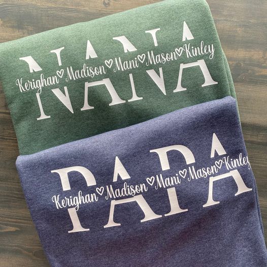 Dad Grandpa Papa Gedo Personalized Name Crewneck Sweatshirts