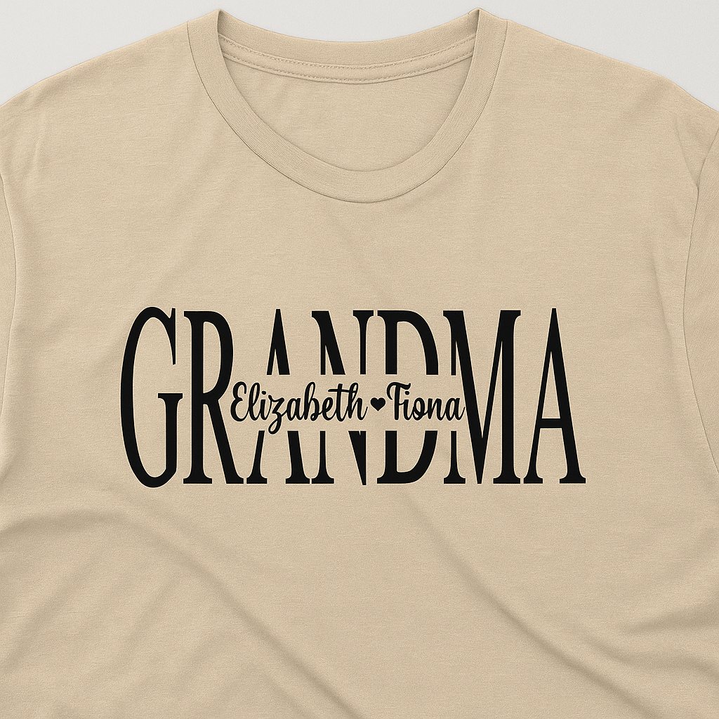 Mom - Dad - Grandma - Grandpa, Etc. Personalized Tees