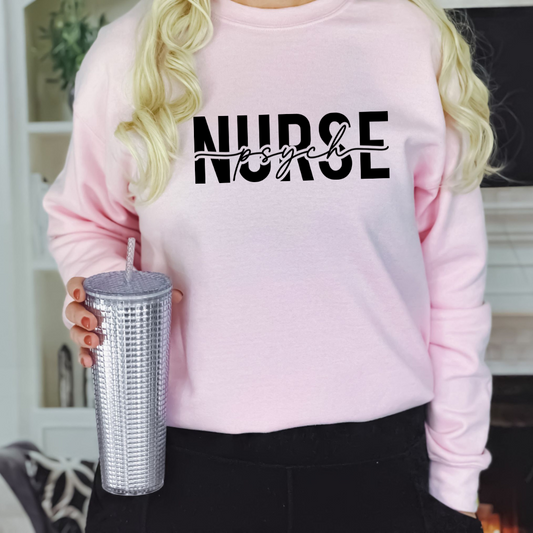 Psych Nurse Crewnecks