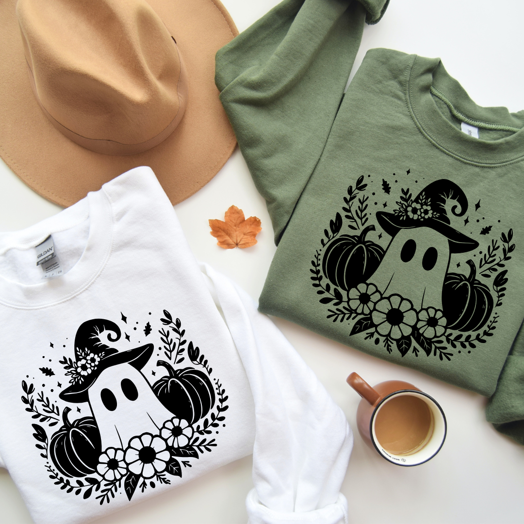 Pumpkin Ghostie Crewnecks