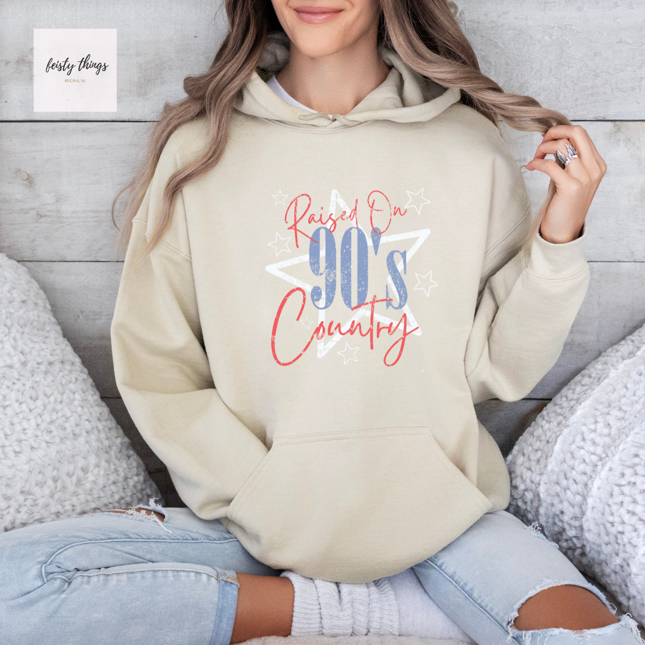 Raised on 90s Country Hoodies