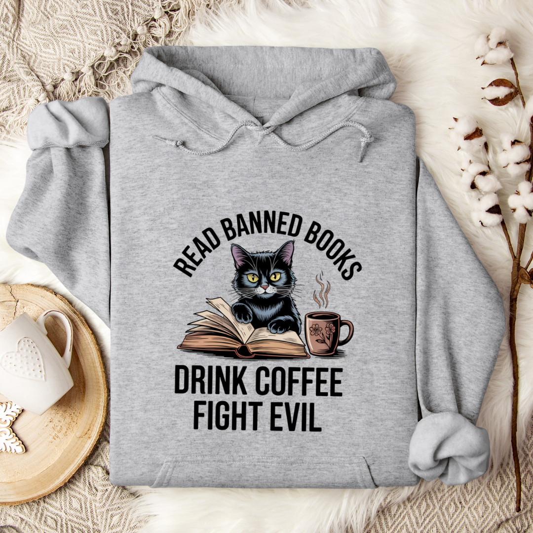 Read Banned Books Drink Coffee Fight Evil
