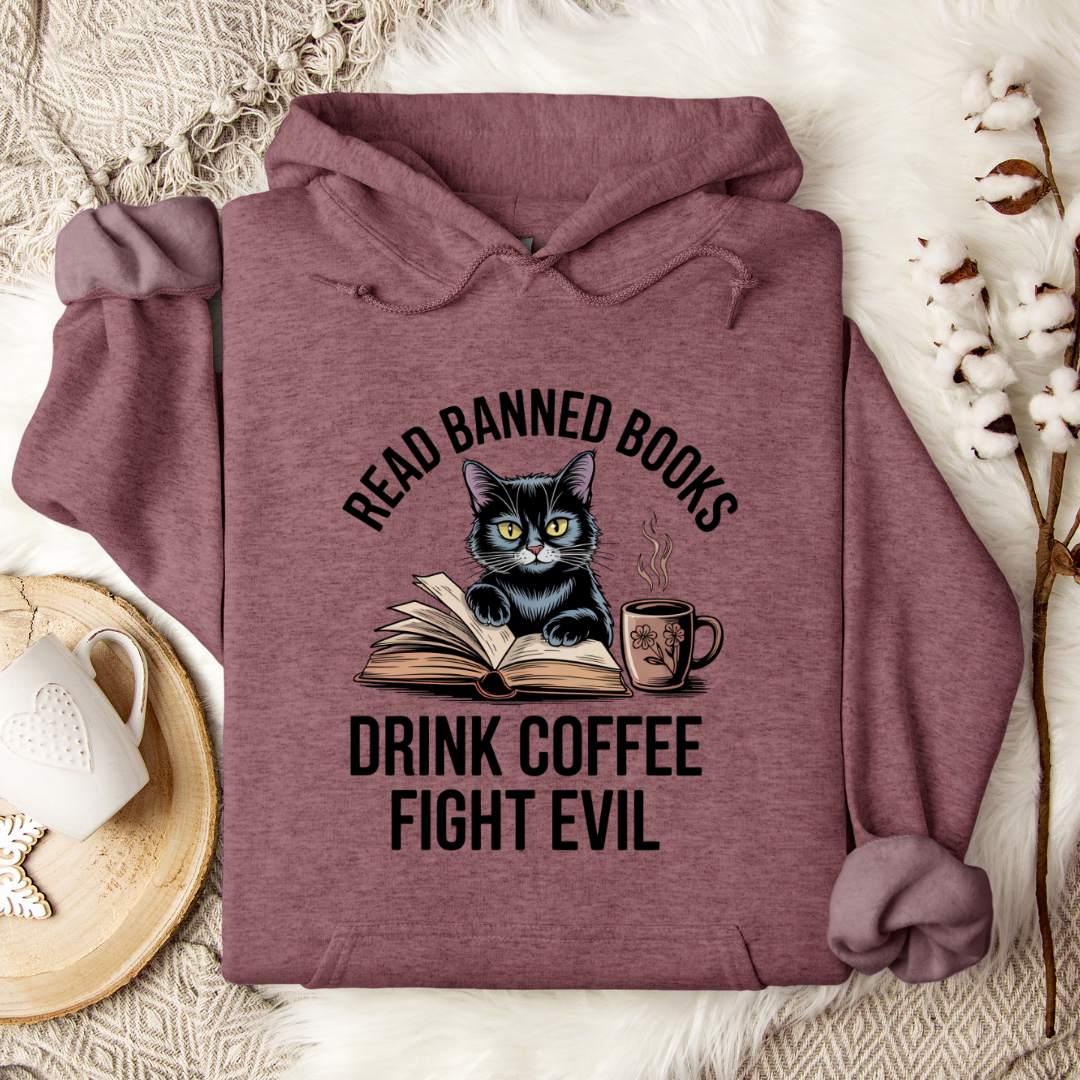 Read Banned Books Drink Coffee Fight Evil