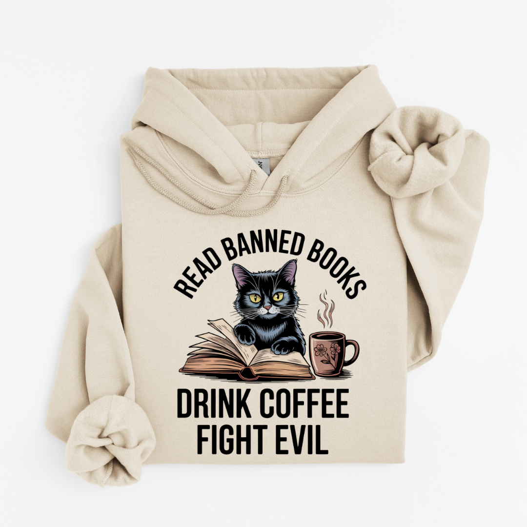 Read Banned Books Drink Coffee Fight Evil
