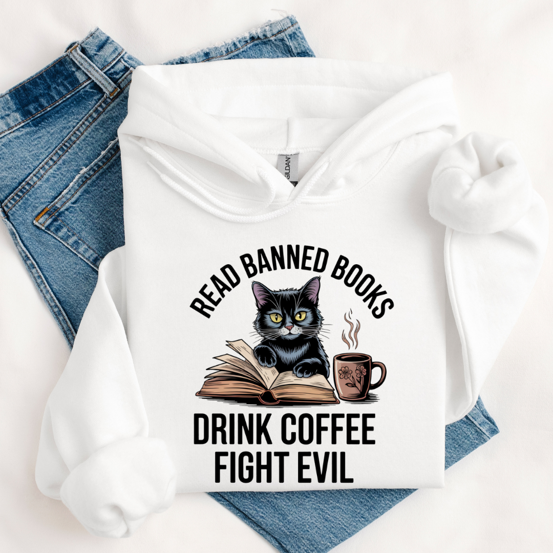 Read Banned Books Drink Coffee Fight Evil