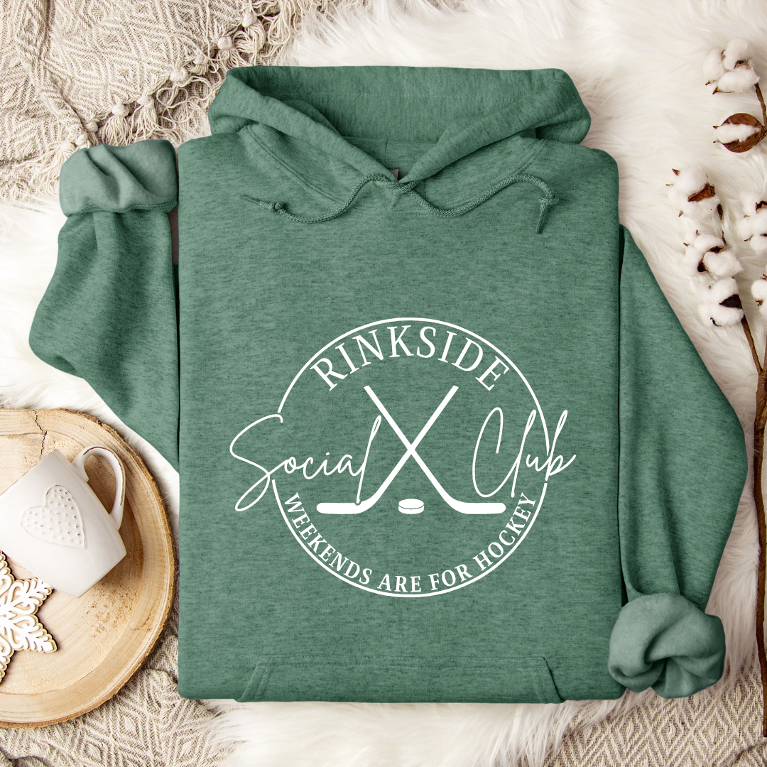 Rinkside Social Club Weekends Are For Hockey Crewnecks/Hoodies