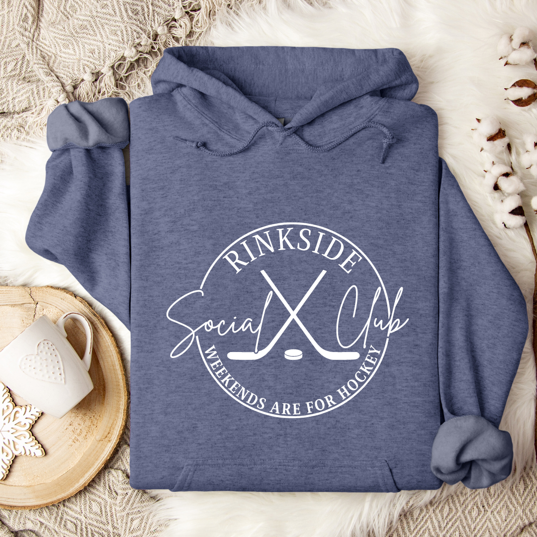 Rinkside Social Club Weekends Are For Hockey Crewnecks/Hoodies