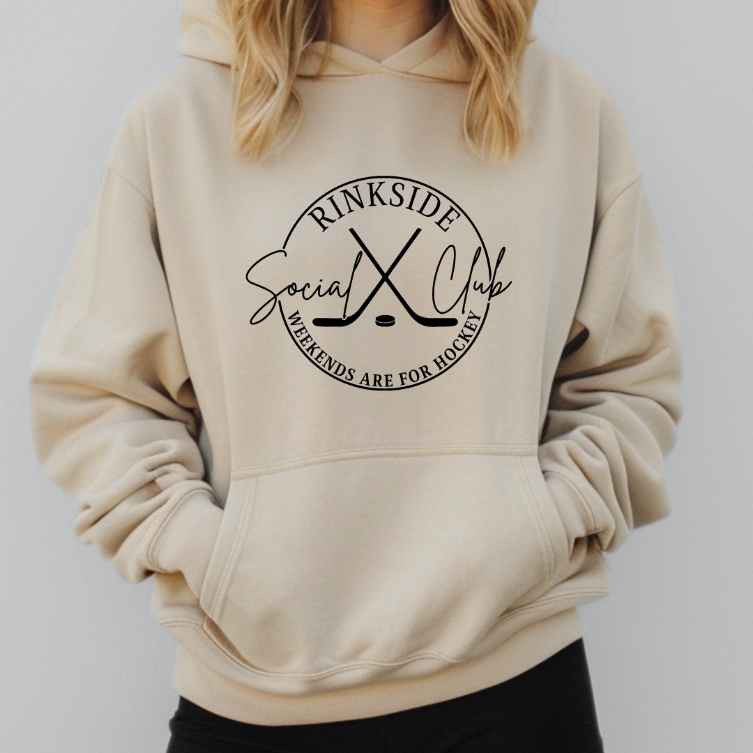 Rinkside Social Club Weekends Are For Hockey Crewnecks/Hoodies