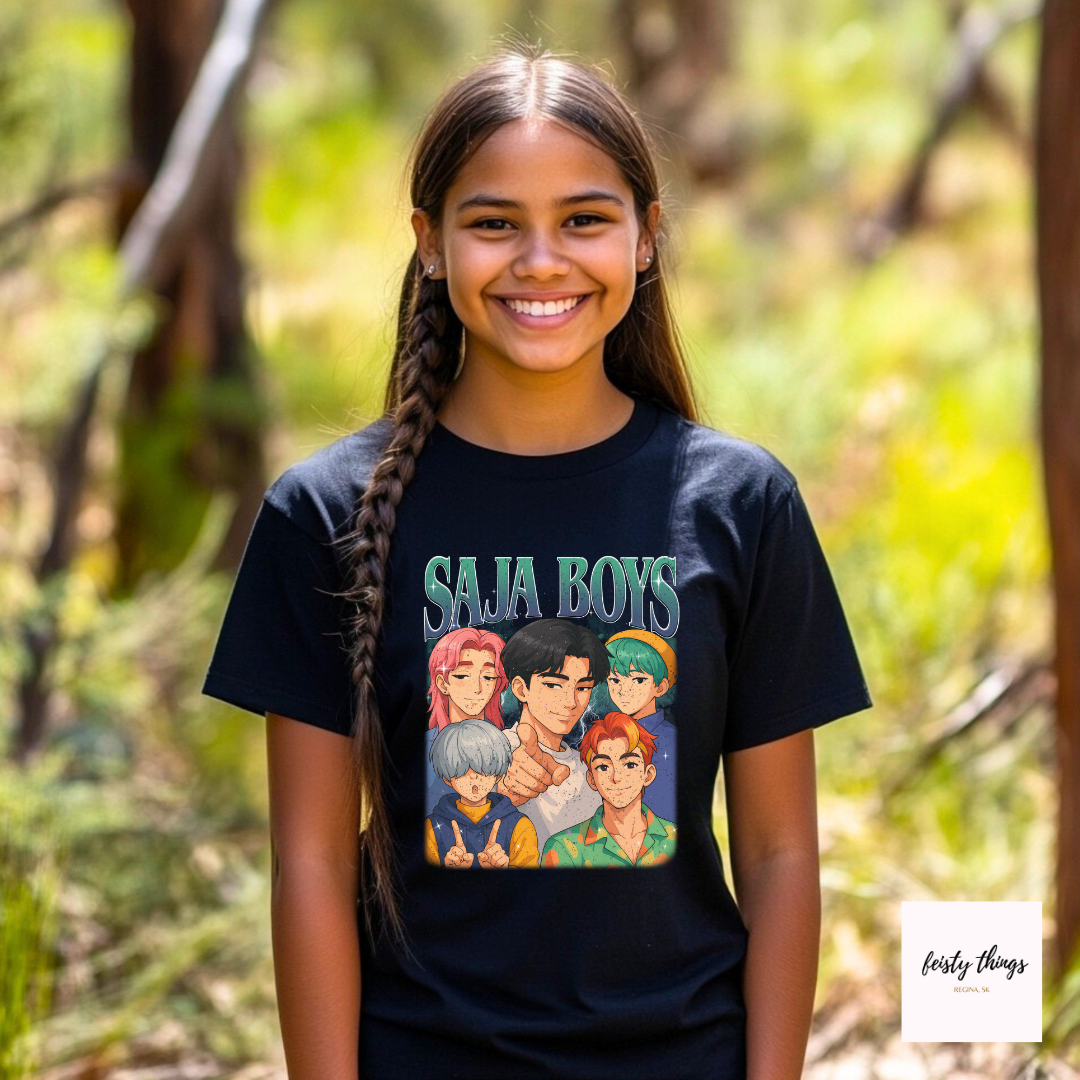 SAJA BOYS Distressed Look Kids Tees/Crewnecks/Hoodies