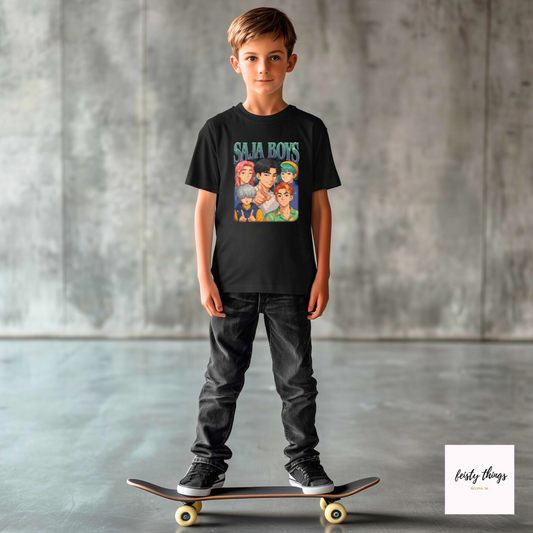 SAJA BOYS Distressed Look Kids Tees/Crewnecks/Hoodies