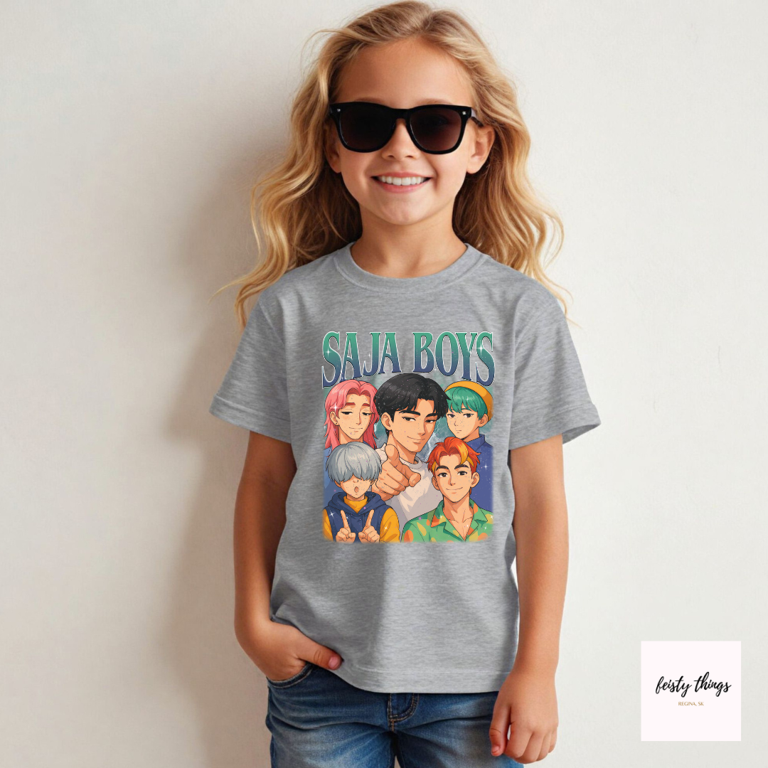 SAJA BOYS Distressed Look Kids Tees/Crewnecks/Hoodies
