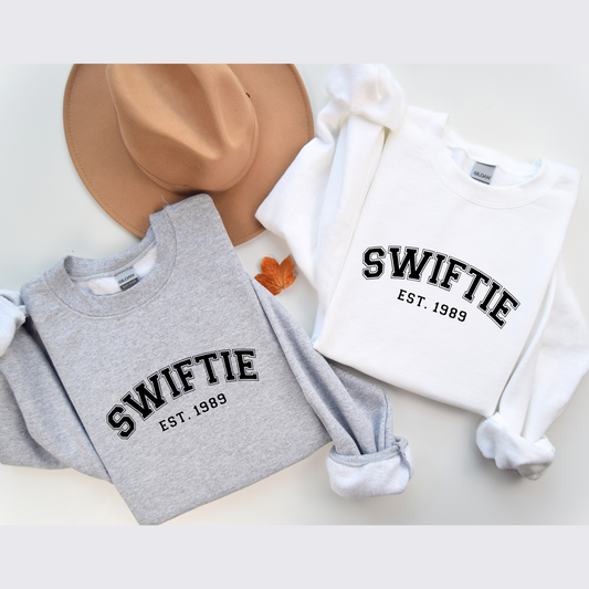 SWIFTIE Est 1989 Crewnecks