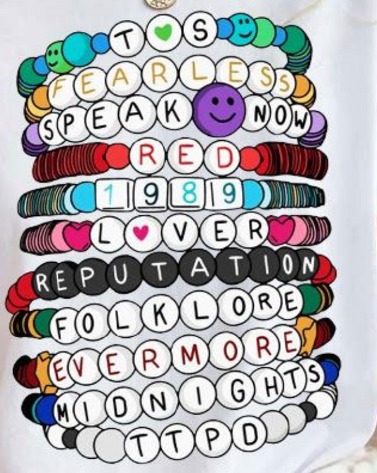 Swiftie Albums Friendship Bracelet Softstyle Tees