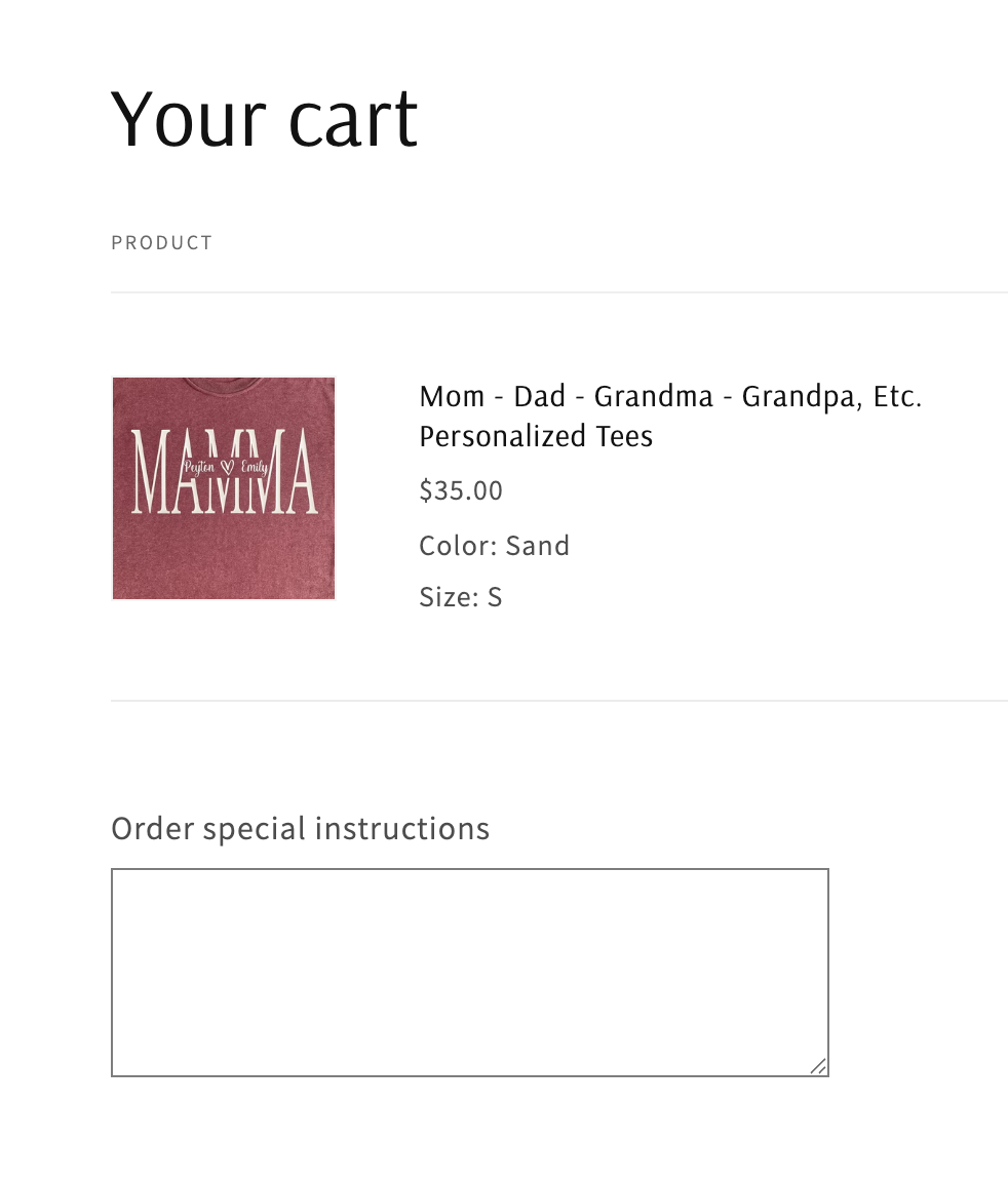 Mom - Dad - Grandma - Grandpa, Etc. Personalized Tees