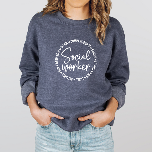 Social Worker Crewnecks
