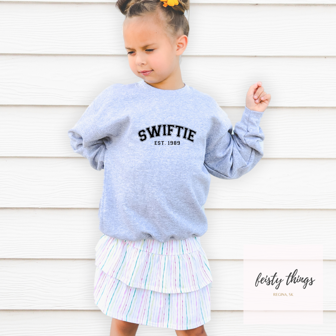 SWIFTIE Youth EST 1989 Crewneck