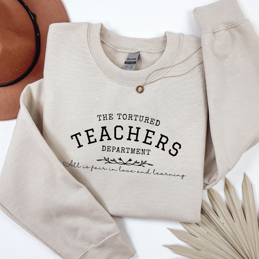 The Tortured Teachers Department Crewnecks