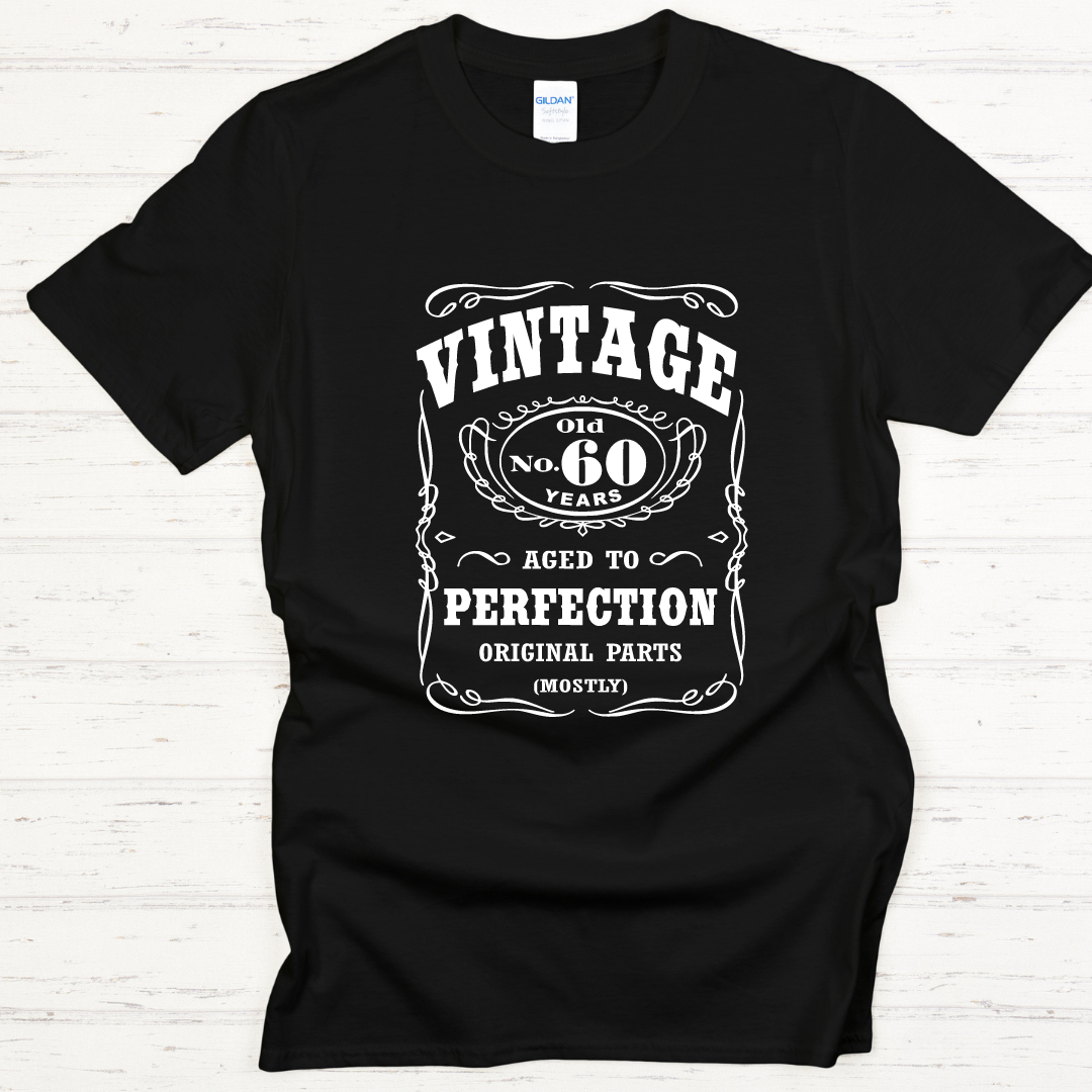 Birthday Shirt - Vintage Aged To Perfection (Customized)