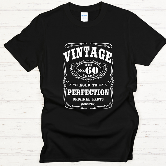 Birthday Shirt - Vintage Aged To Perfection (Customized)