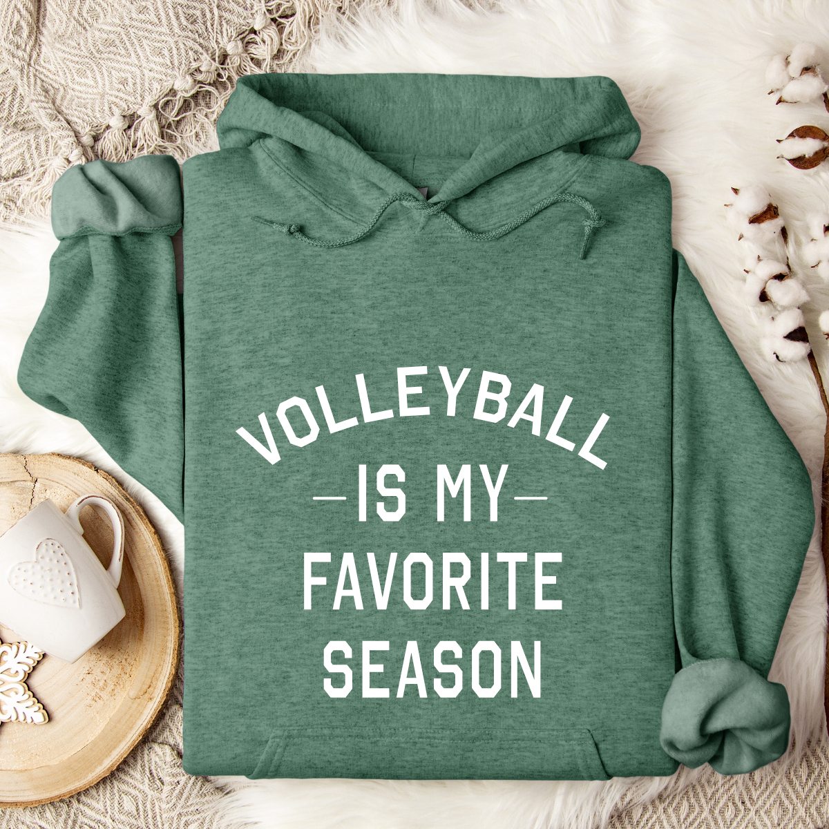 Volleyball Is My Favorite Season Hoodies