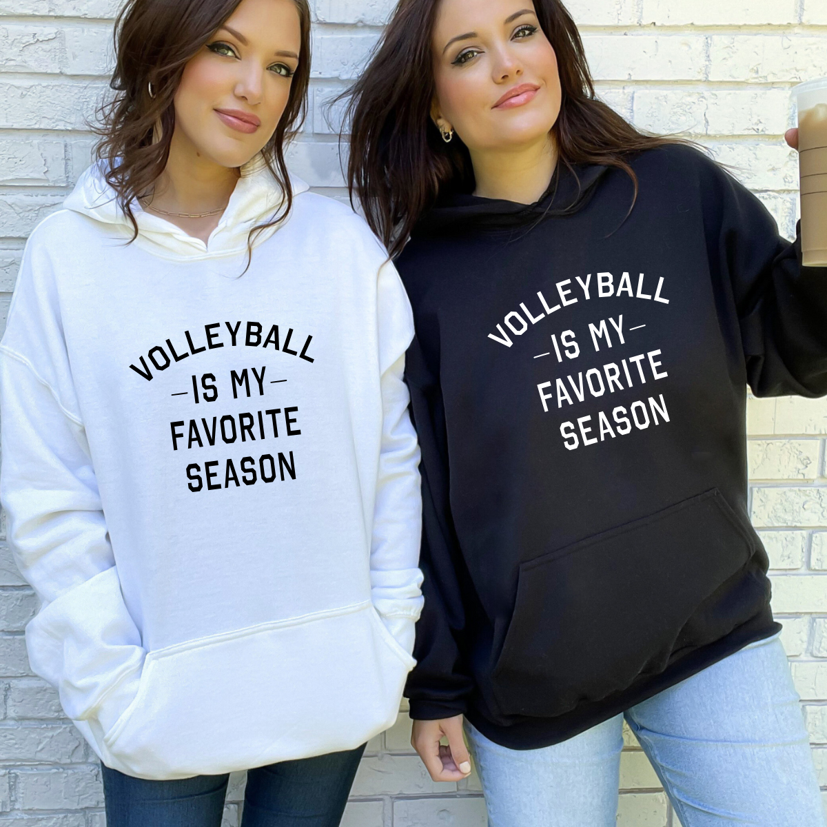 Volleyball Is My Favorite Season Hoodies