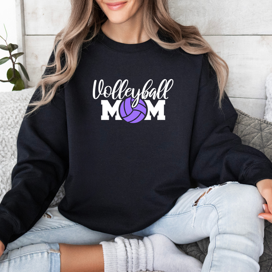 Volleyball Mom Custom Ball Color Crewnecks