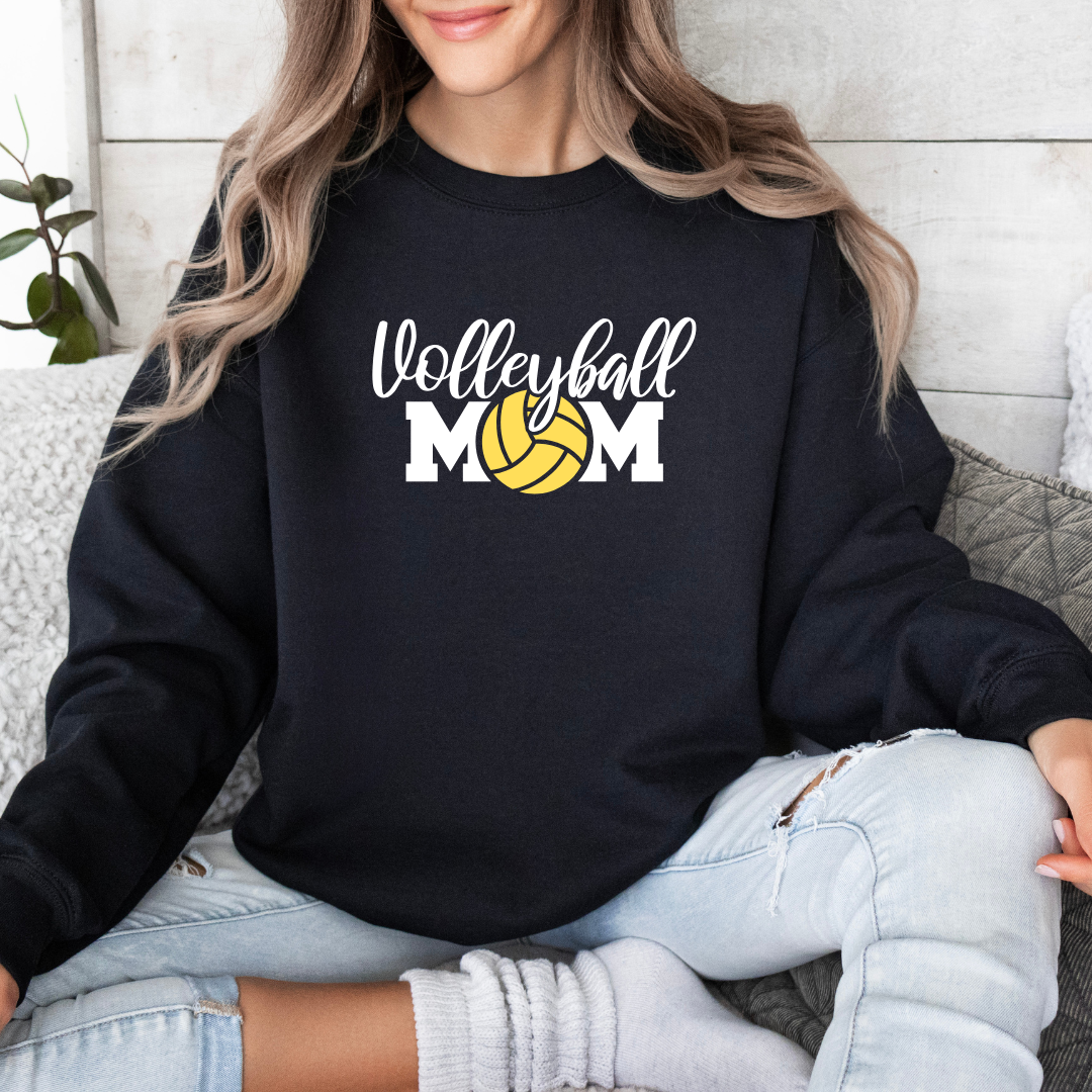 Volleyball Mom Custom Ball Color Crewnecks