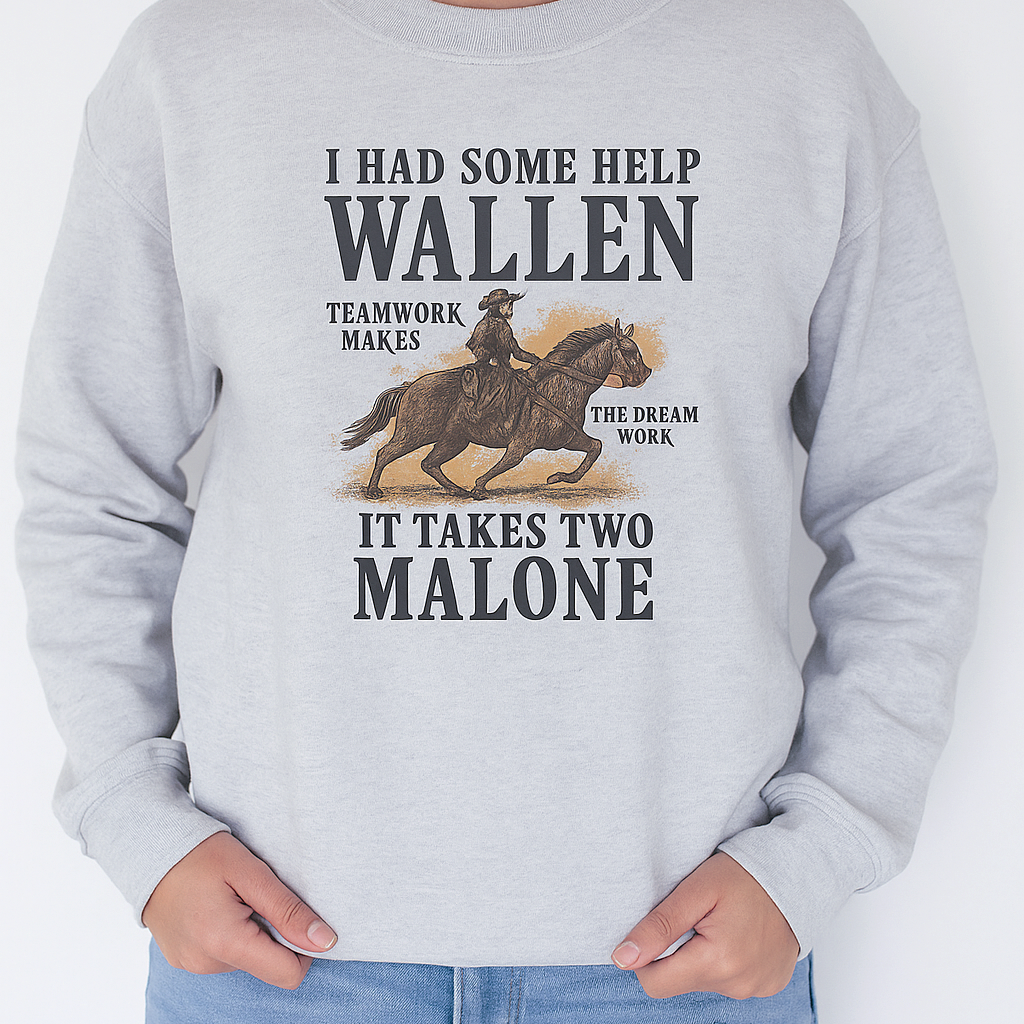 Wallen Malone I Had Some Help Tees/Crewnecks/Hoodies