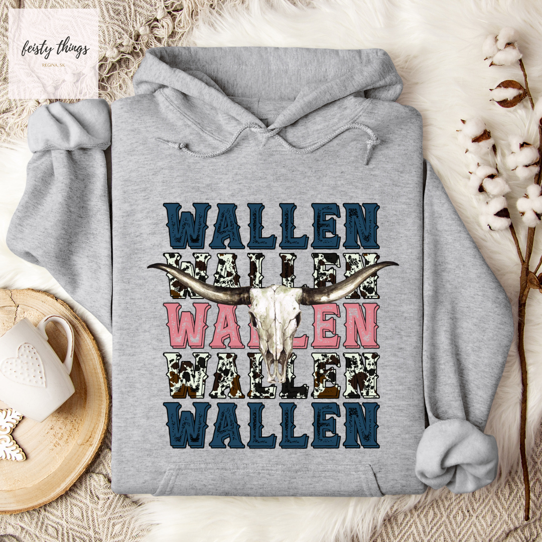 Wallen Distressed Design Tees/Crewnecks/Hoodies