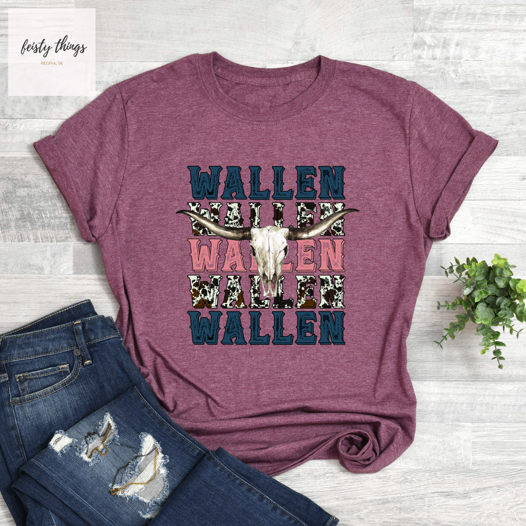 Wallen Distressed Design Tees/Crewnecks/Hoodies