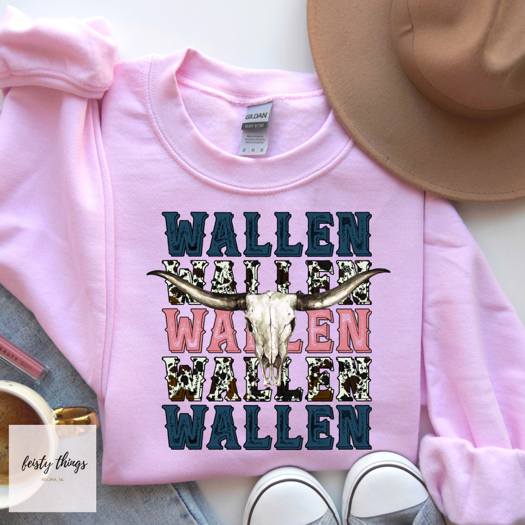 Wallen Distressed Design Tees/Crewnecks/Hoodies