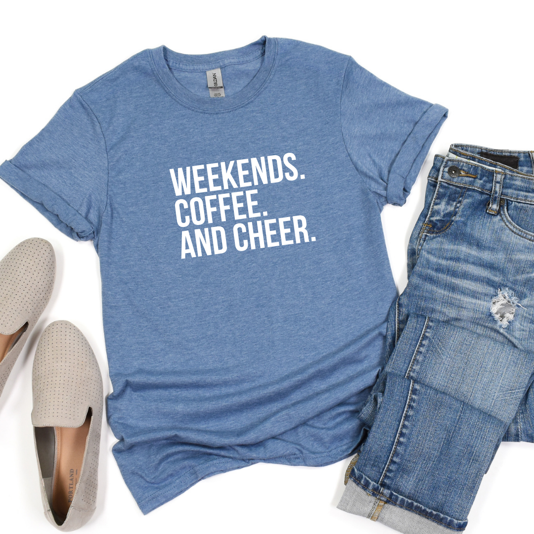 Weekends Coffee And Cheer Softstyle Tees