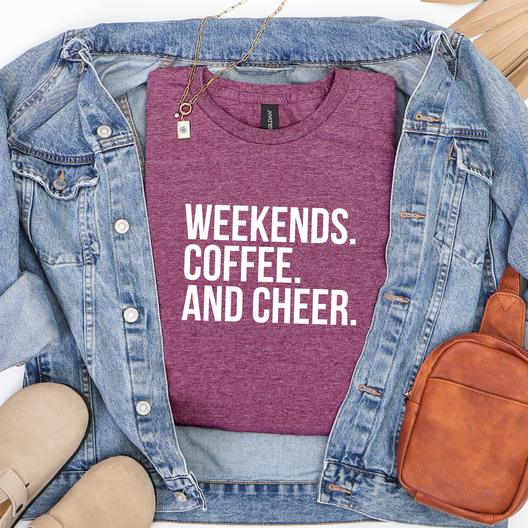 Weekends Coffee And Cheer Softstyle Tees
