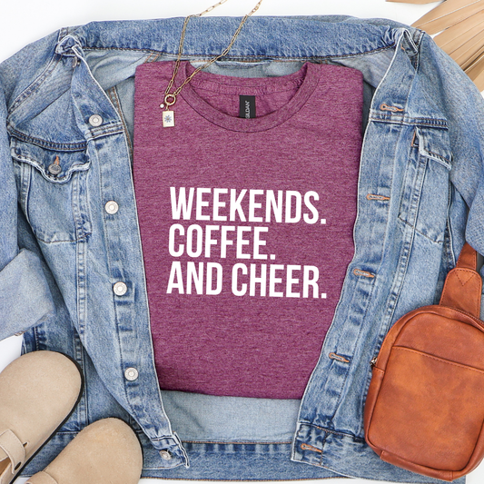 Weekends Coffee And Cheer Softstyle Tees