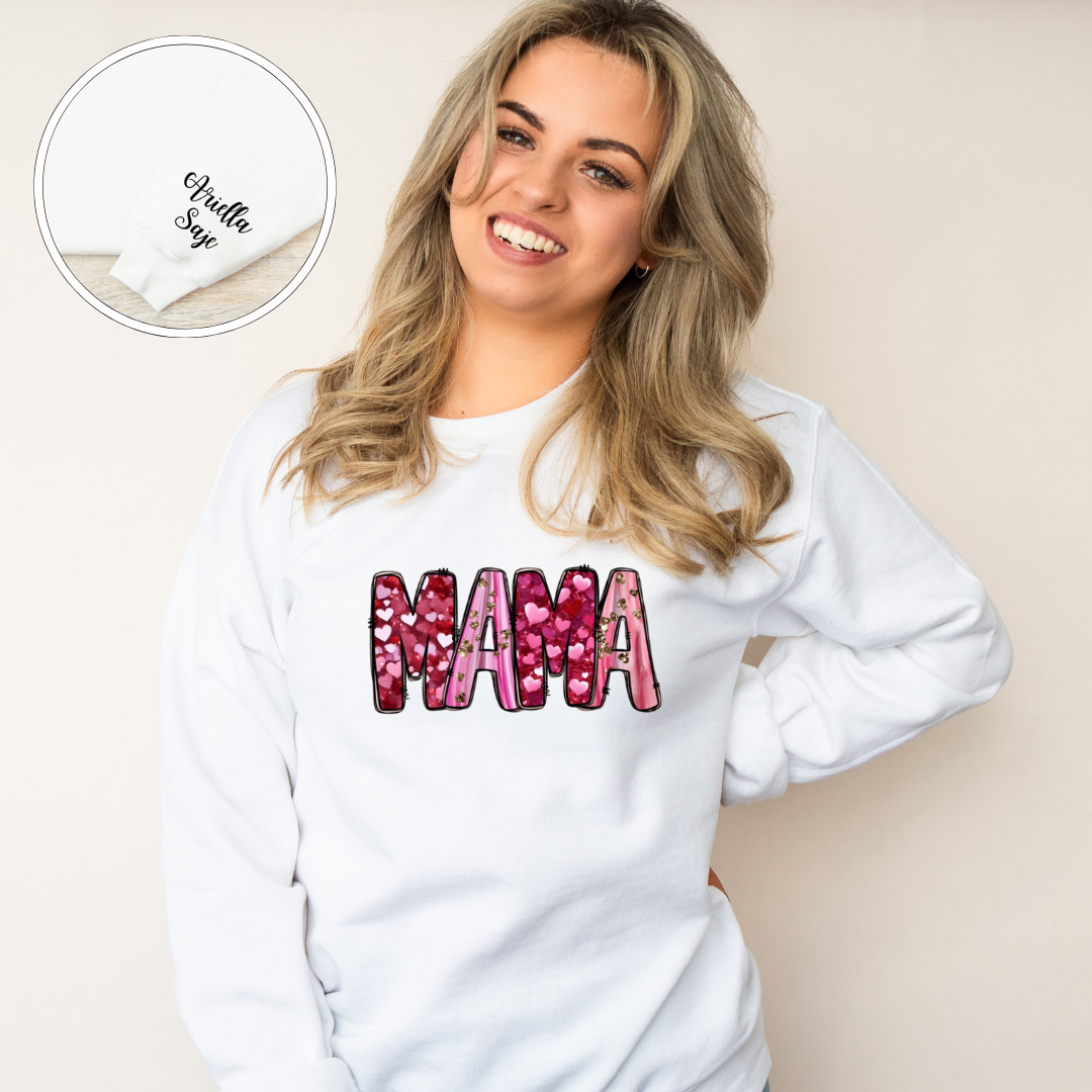 MAMA Hearts Personalized With Names